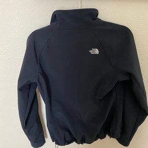 North Face black zip up